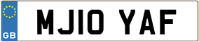 Truck License Plate